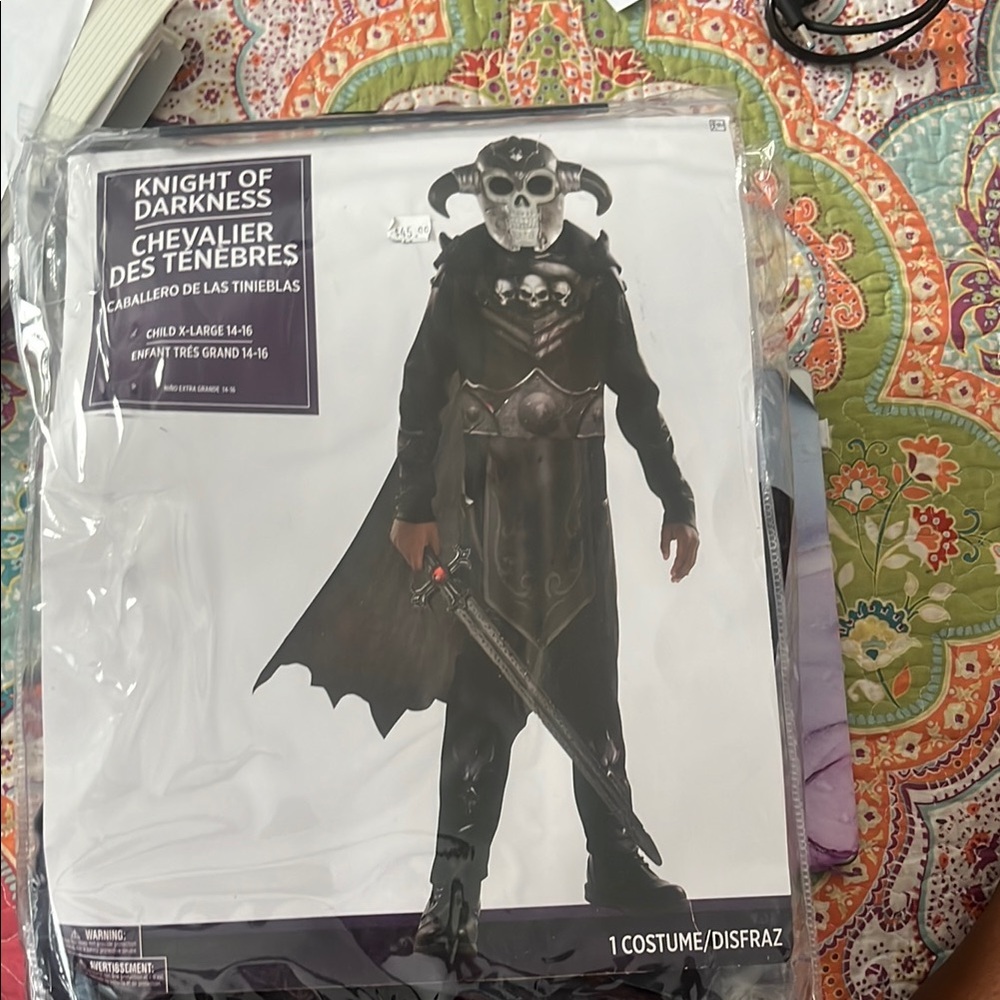 Knight of Darkness Kids Costume - Black
